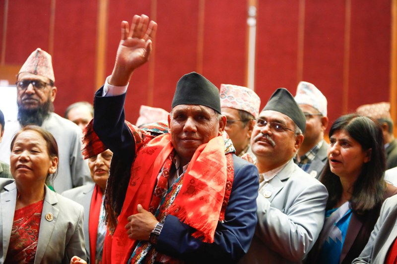 राष्ट्रिय सभा अध्यक्षमा नारायण दाहाल निर्वाचित