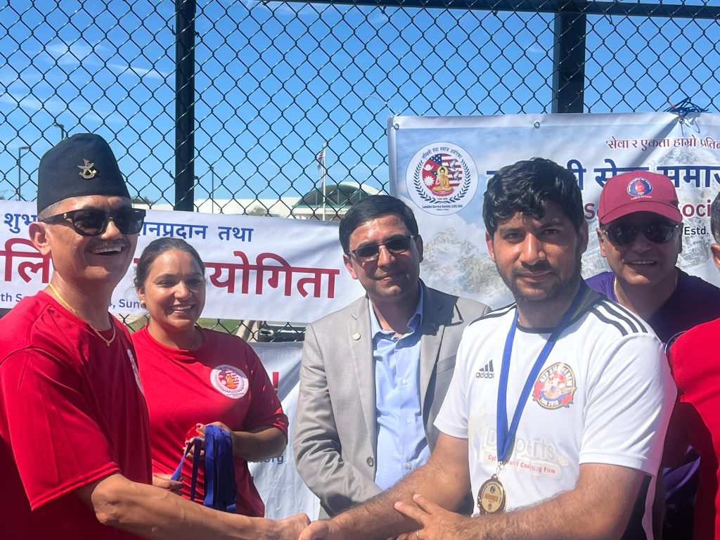 दशैंको अवसरमा शुभकामना आदान प्रदान तथा मैत्रीपूर्ण भलिवल प्रतियोगिता